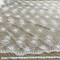 1 Yard Ivory Floral Lace Fabric Embroidered Polyester Net Mesh 52 Inch Width